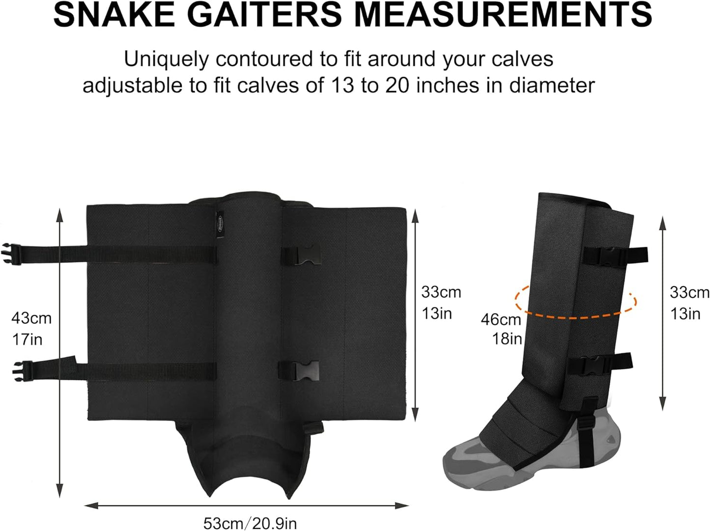 Snake Gaiter Leg Guards